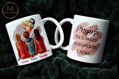 Kubek Przyjaźni - Personalizowany wygląd