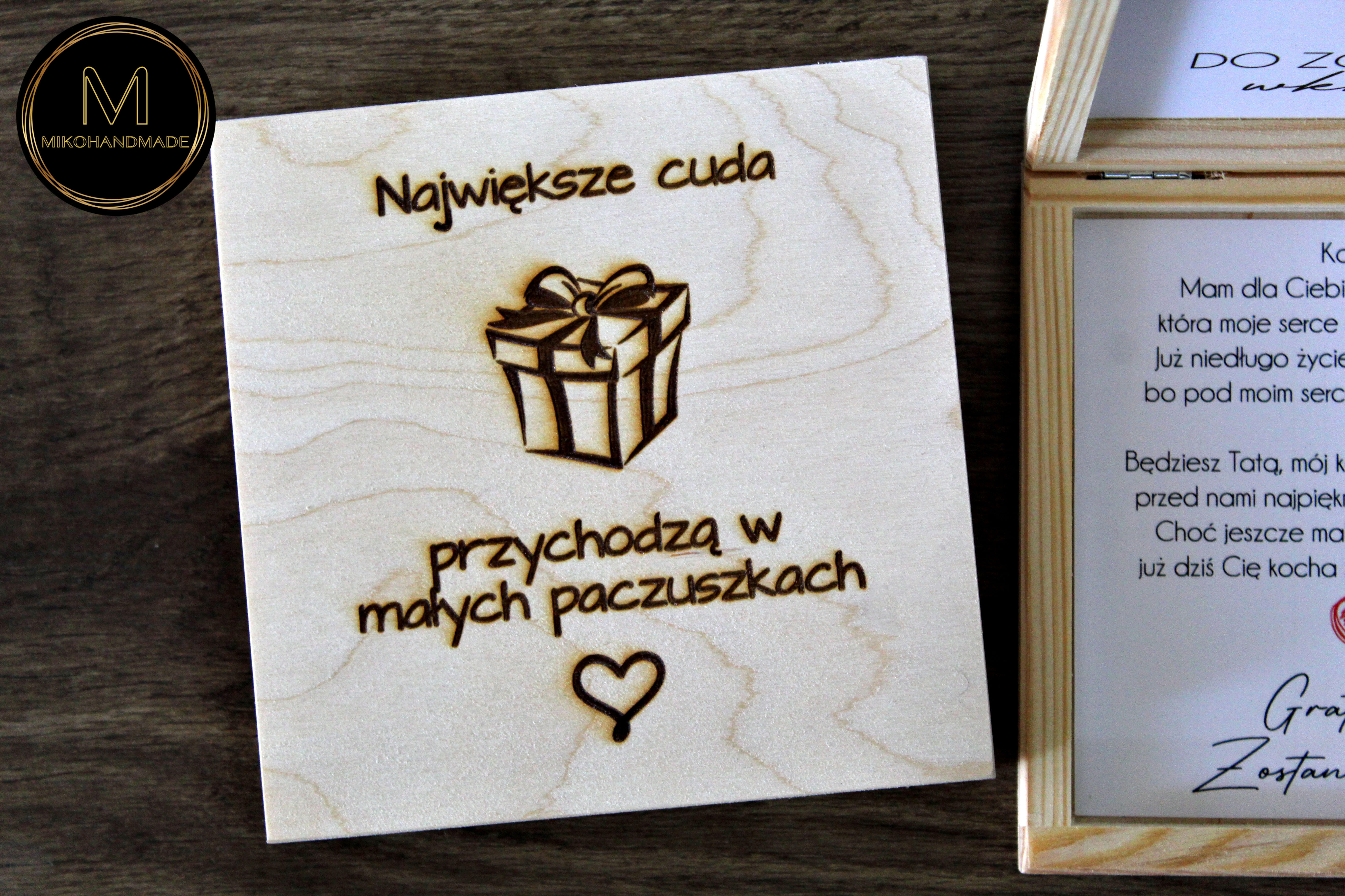Pudełko z informacją o ciąży - Wyjątkowy upominek 
