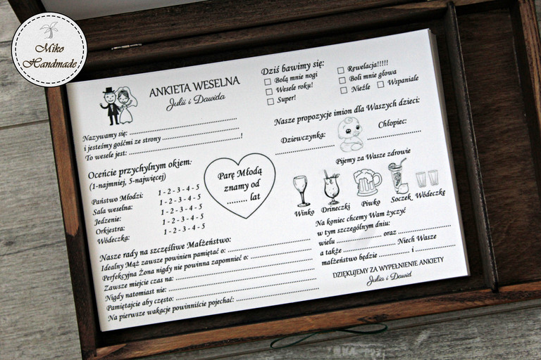 Księga Gości w pudełku - rustykalna - Ankieta (5)