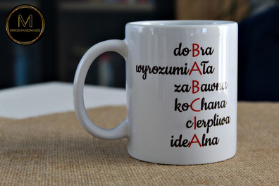 Kubek dla Babci - Dzień Babci (Krzyżówka)