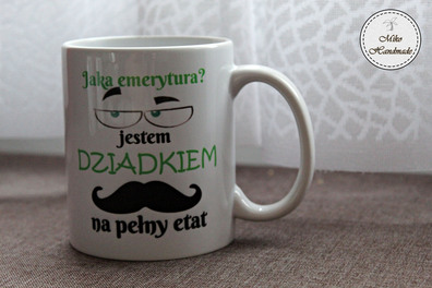 Kubek dla Dziadka - Dziadek na pełny etat