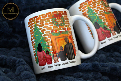 Personalizowany Świąteczny Kubek Rodzinny - Stwórz Wyjątkową Pamiątkę!