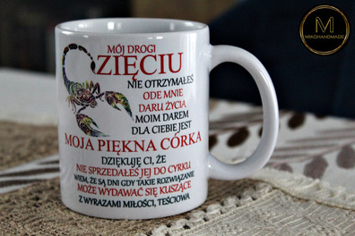 Kubek dla zięcia - skorpion